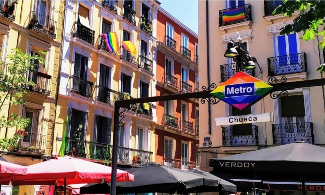 Cozy Apt 1Hab Para 4Pax En La Plaza De Chueca Madrid Exteriér fotografie